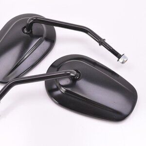 black motorcycle mirrors